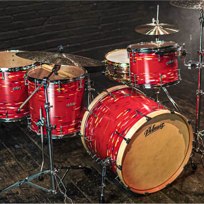 Polmuz Maple Model 1 - 22/13/16/18 - Artist Cosmic Red from Calendar - PROMO image 6