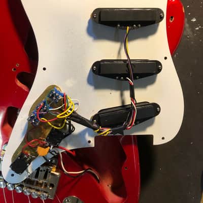 Schecter 1984 Dream Machine Type Stratocaster 1984 Aged Candy Apple Red image 10