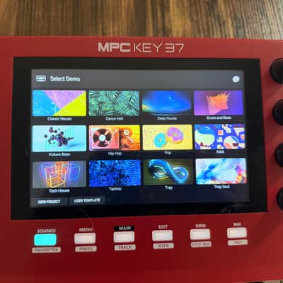 Akai MPC Key 37 Standalone Workstation Synthesizer 2024 - Present - Red image 8