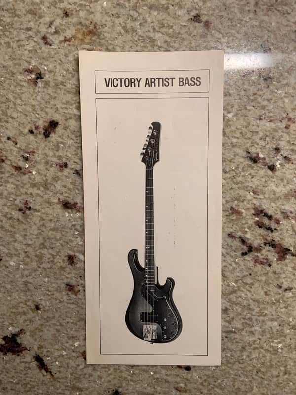Vintage 1981 Gibson Victory Artist Bass  Spec Sheet! image 1