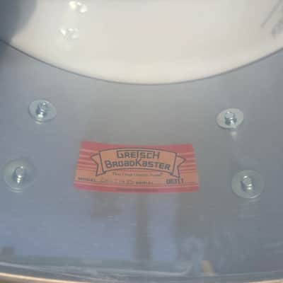 Gretsch Broadkaster 6.5x14 Snare Drum - Antique Maple Gloss image 7