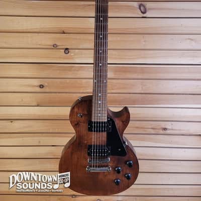 2017 Gibson Les Paul Faded T Electric Guitar with Gibson Soft Shell Case - Worn Brown, 7lbs 6oz image 2