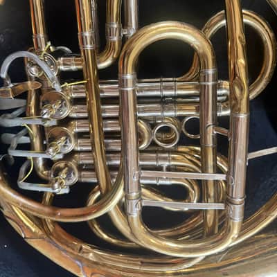 C. G. Conn 6D Double French horn. Made in USA image 8