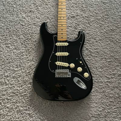Fender Player Stratocaster Limited Edition MIM 2018 Black Maple Neck Guitar image 1