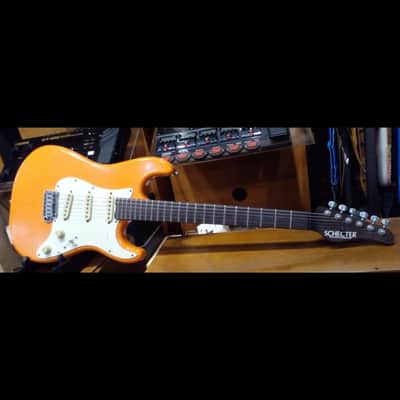 Schecter Nick Johnston USA Signature 2017 - Present - Atomic Orange Nitro image 6