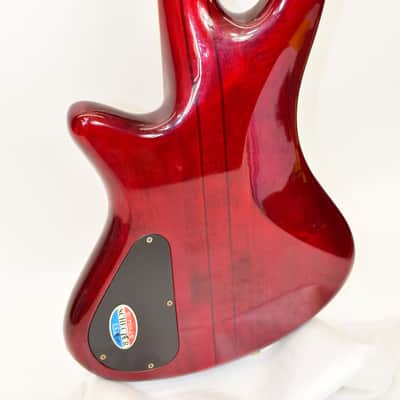 Schecter Diamond Series Elite-4 4-String Bass Guitar, Crimson Red image 11