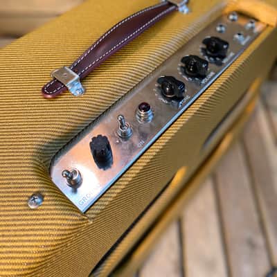 General Vintage Tone Tweed Deluxe amp Custom 16 hand wired 1957 NOS charged 5e3 Tweed image 10