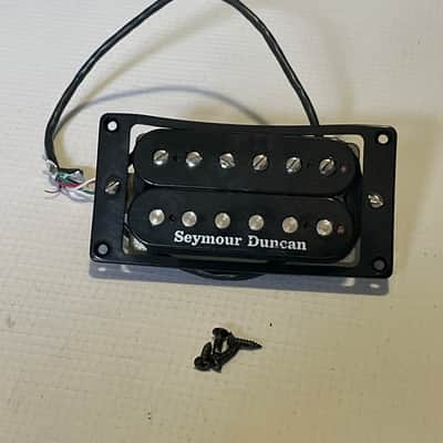 2015 USA Seymour Duncan SH2N Jazz Black Neck Humbucker Guitar Pickup w/ Ring 7.55k