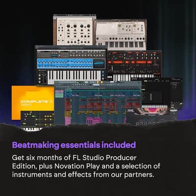 Novation FLkey 2 49 — 49-Key MIDI Controller Keyboard for FL Studio. Make Beats with Semi-Weighted Keys, USB, Pitch & Mod Wheels, 16 Drum Pads, and Arpeggiator — Inc. 6 Months of FL Studio image 10