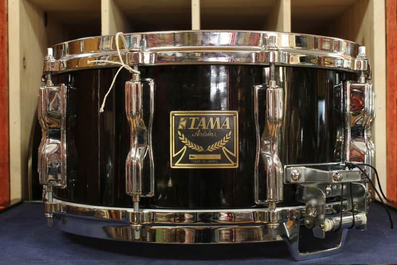 1980s Tama 6.5x14 Artstar Snare Drum in Metallic Black image 1