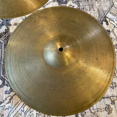 Zildjian Vintage 60's 14" Hi Hats - Thin, Sloshy, & Smoky - 788g/901g image 3