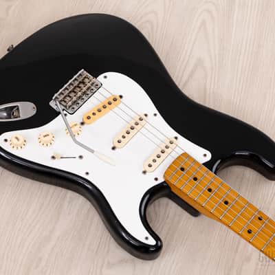 1983 Fender '57 Stratocaster JV ST57-85 Black w/ USA Fullerton Pickups, Japan MIJ Fujigen image 8