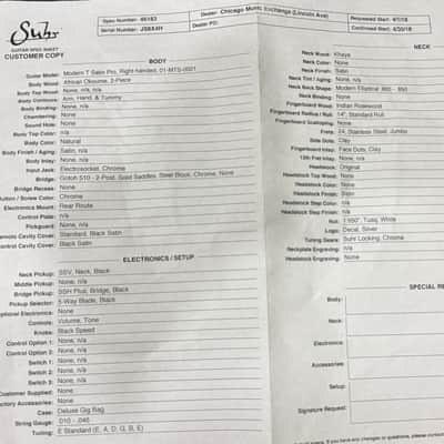 Suhr Modern T Satin Pro 2018 image 11