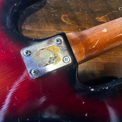 Kent jazz bass 1970s - short scale 30.5"- vintage MIJ J bass image 9