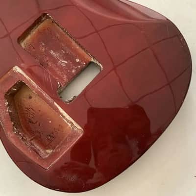 Wine Red HH Guitar Body Floyd Rose Tremolo DIY Project image 6