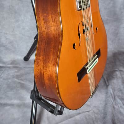 Valeriano Bernal  Custom Mandriola 1989 – 12 strings (6 double courses) – Cedar/Mahogany – unique, rich voice image 2