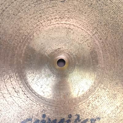 Zildjian 14"Scimitar Hi-Hats Cymbals Set Pair B8 Pre-ZBT Era 1230/1260g Vintage image 6