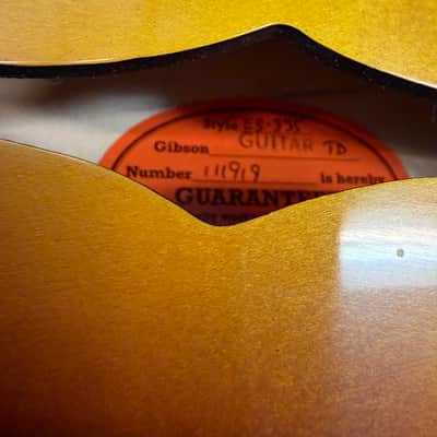 Gibson ES-335 64 Reissue vos 2011 - Vintage Burst image 10