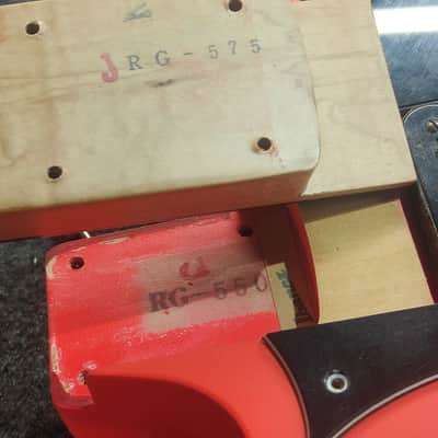 1980's Ibanez Japan RG-575 Reverse Headstock Superstrat (Five Alarm Red) image 15