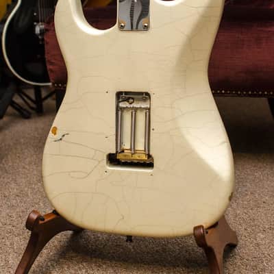 Neal Schon Fender Stratocaster Pearl White (Lights Strat) (Pre-Owned) image 4