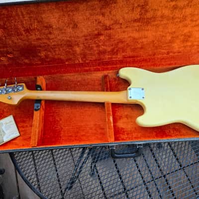 Fender Mustang Bass w/OHSC May 17, 1967 - Olympic White image 2