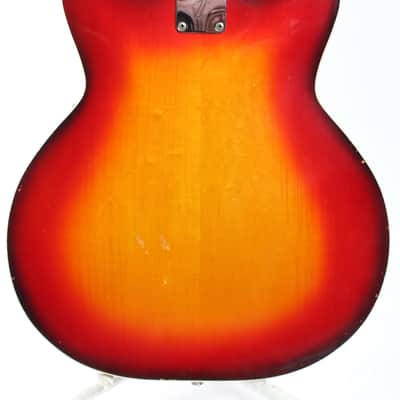1967 Fender Coronado II cherry sunburst checkerboard binding image 7
