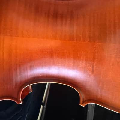 15" viola with case and bow. Made in Romania image 9
