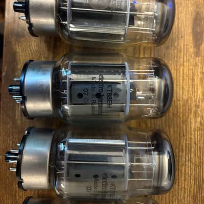 Electro-Harmonix KT88 Matched Quad + 12AU7 & 12AX7 Preamp Tubes — EH & Sovtek — Untested image 2