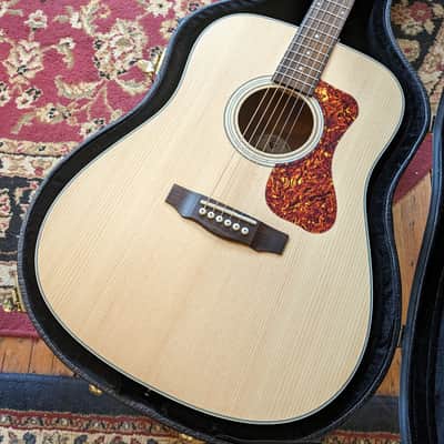 Guild D-240E Dreadnought Acoustic-Electric Guitar 2022 Natural Satin w/Case #G22116584 image 1