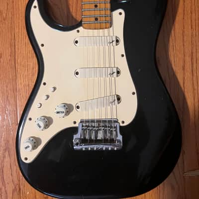 1983 Fender Stratocaster Elite "Lefty" Gloss Black image 2