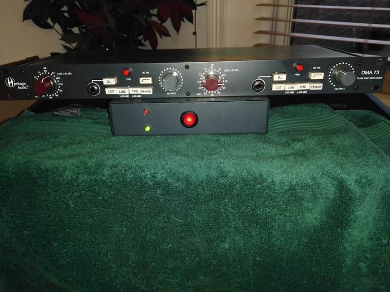 Heritage Audio DMA-73 Dual-Channel Mic Preamp 2013 - 2019 - Blue image 1