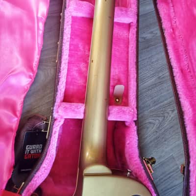 Greco 80's Gold Over Burst Screamin 82 Badge Gibson Relic Custom Shop Bumblebbe Super Real Mint Collection Era image 18