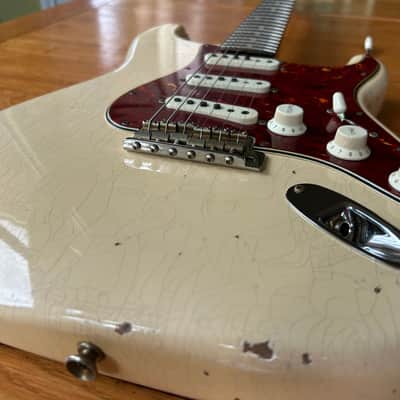 Fender Custom Shop LMT Stratocaster Super Faded Shell Pink Relic image 7