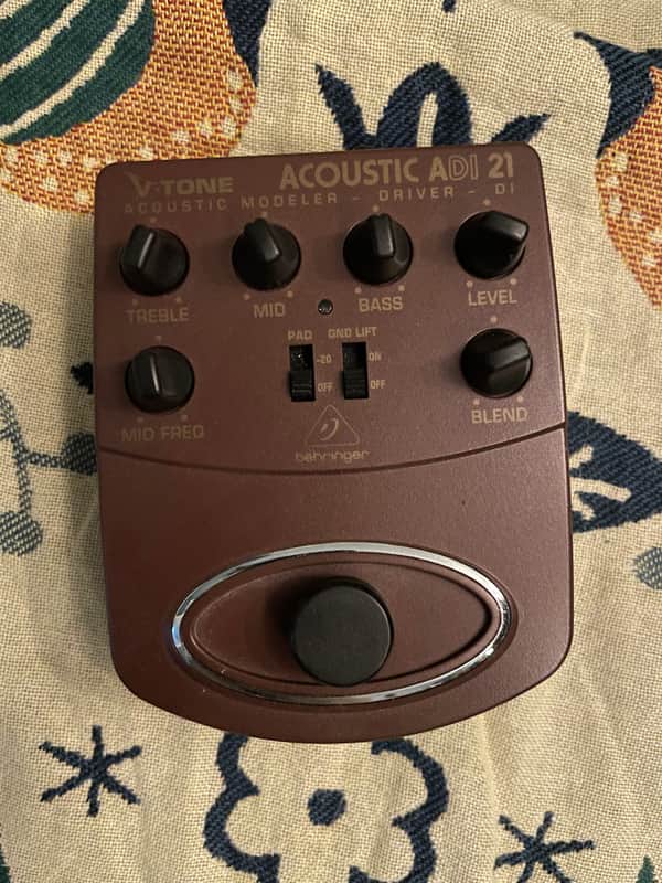 Behringer ADI21 V-Tone Acoustic Amp Modeler Preamp DI 2010s - Standard image 1