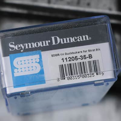 Seymour Duncan SDBR-1n Duckbucker Strat Neck / Mid Pickup - Black image 3