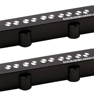 Seymour Duncan SJ5-3 5 String Quarter Pound Jazz Bass Single Coil Pickup Set image 1