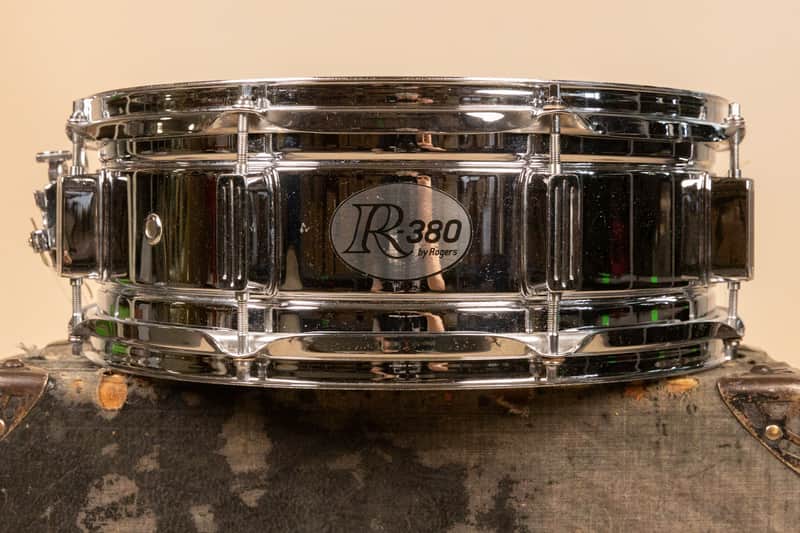 Vintage Rogers 5x14 Chrome R-380 Snare Drum image 1