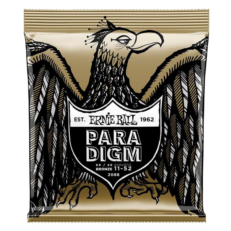 Ernie Ball Light 80/20 Bronze Paradigm Acoustic Guitar Strings Model #2088 image 1