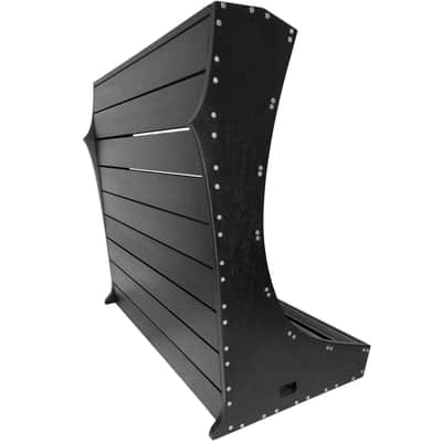 21U / 196hp Eurorack case MARIZILLA • Dark oak • Rails + Threaded strips / Unpowered image 4