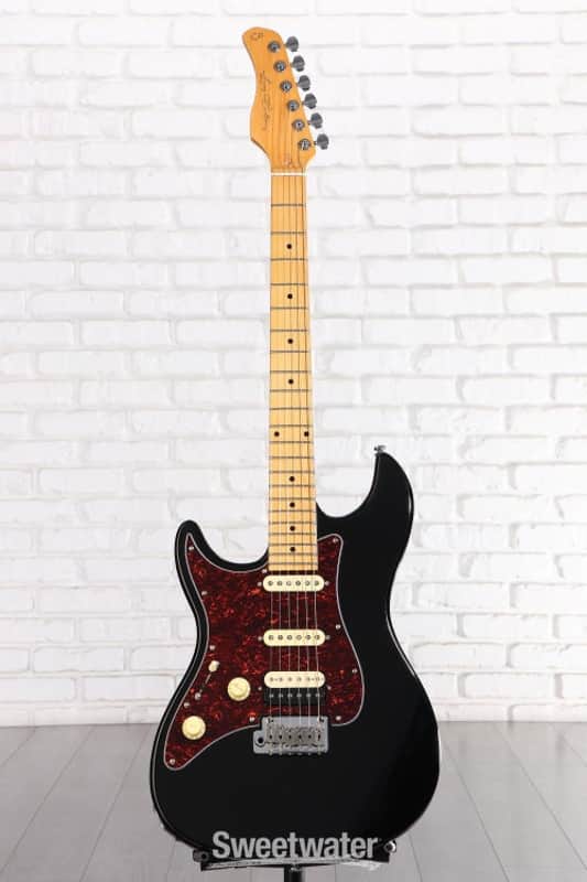 Sire Larry Carlton S7 HSS New Gen Left-handed Electric Guitar - Black  Maple Fingerboard (LCS7HSSNGLHBKd1) image 1