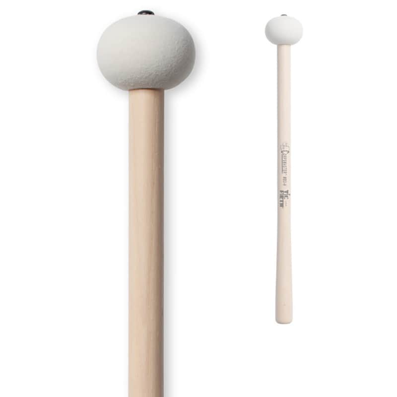 Vic Firth MB2H Corpsmaster Medium Bass Drum Mallet - Hard image 1
