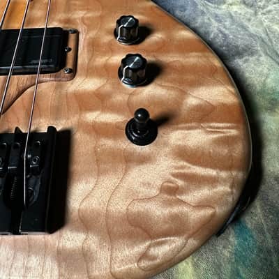 Birdsong "Sadhana" 4-String (Short Scale) 2011 - Quilted Maple image 12