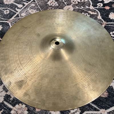 Vintage SABIAN 14" AA Regular Hi-Hat Cymbals PAIR 1985-2001 - Natural Patina image 3