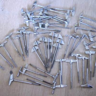 Bass Drum T-Rods Lot of 54 - Vintage image 1