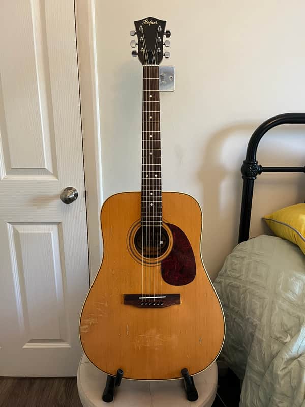 Rare Vintage  (1979) Hofner Dreadnought Acoustic Guitar - 489? image 1