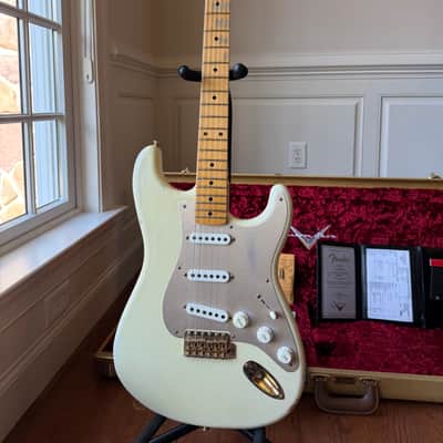 2021 Fender Custom Shop ‘55 Stratocaster Relic - Aged Desert Tan image 4