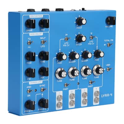 SOMA Laboratory Lyra-4 Organismic Drone Synthesizer (Blue) image 6