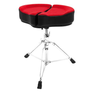 Ahead Spinal Glide Spinal Glide Throne SPG-R-3, Saddle, Red/Black - Drum Throne image 1
