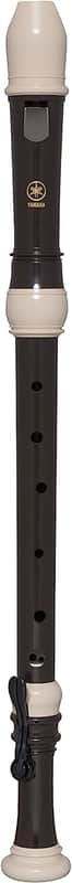 Yamaha YRT-304B Professional 3-Piece Baroque C Tenor Recorder - Brown image 1