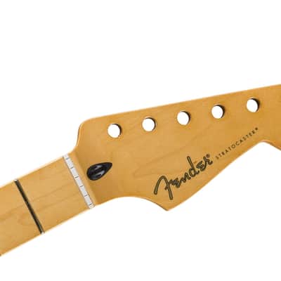 Player II Series Stratocaster Neck, 22 Medium Jumbo Frets, Maple, 9.5", Modern "C" image 2